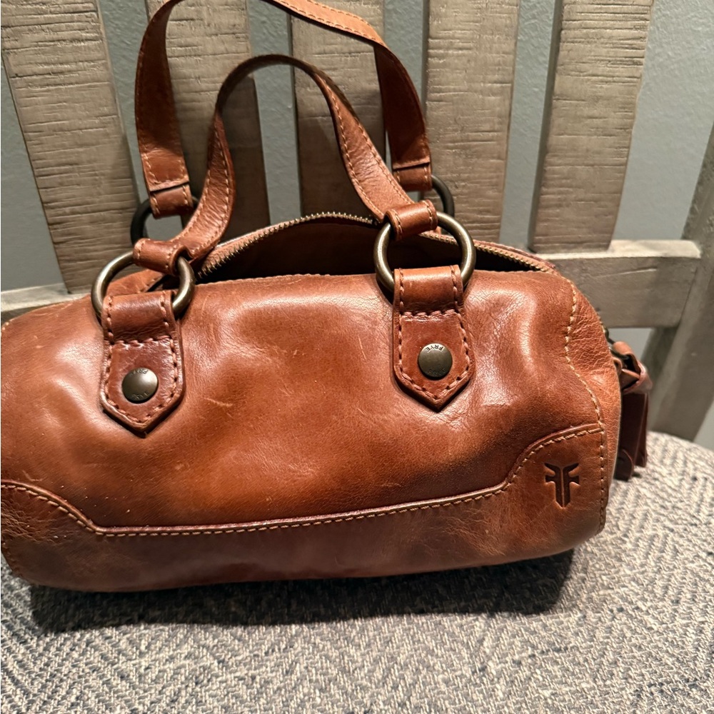 Frye Melissa Mini Barrel Bag/Crossbody Brown
